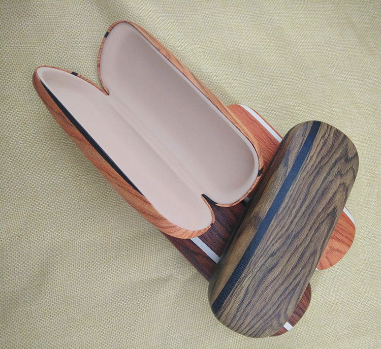 Wood grain glasses case - Image 7
