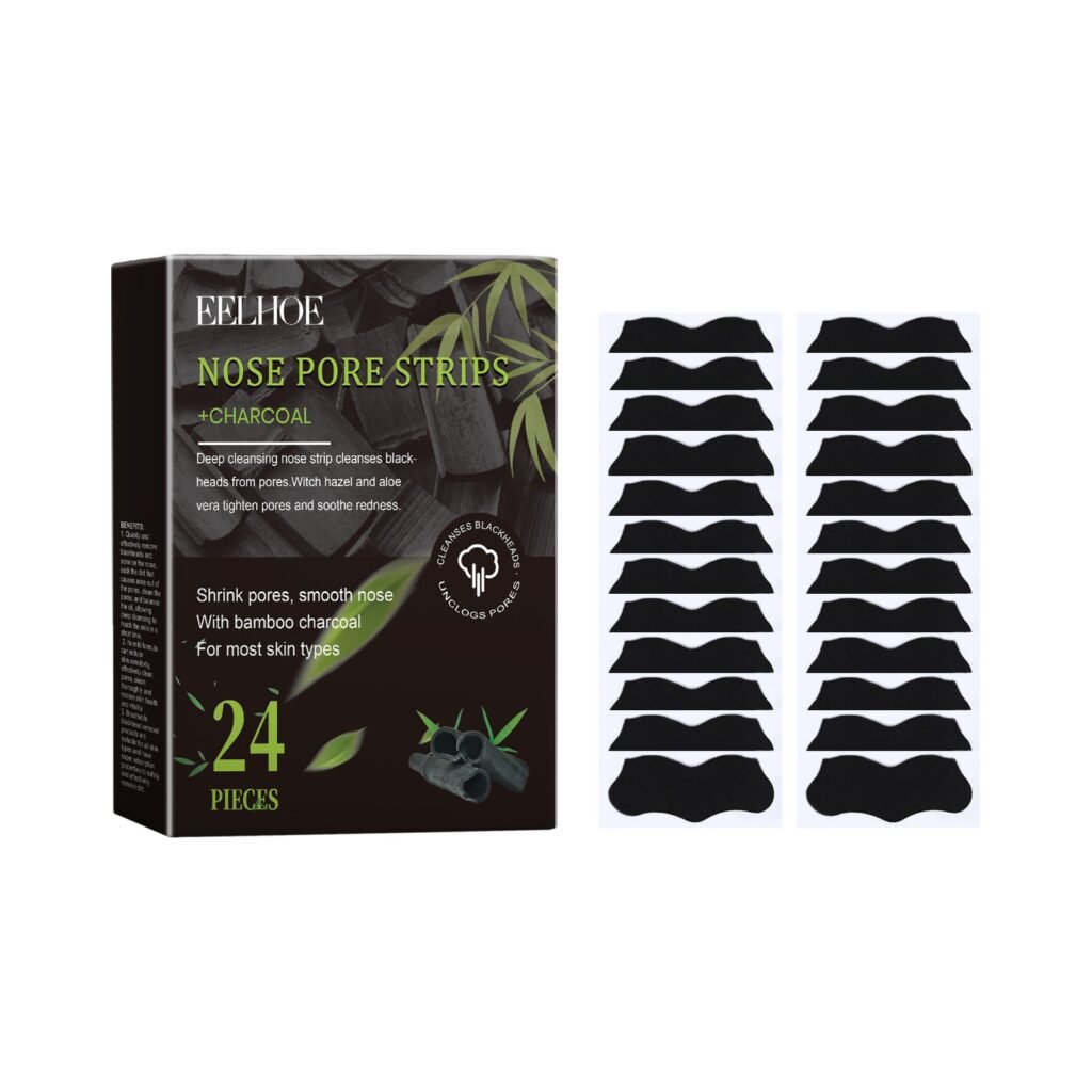 Bamboo Charcoal Nose Mask – Deep Cleansing Blackhead Pore Strip