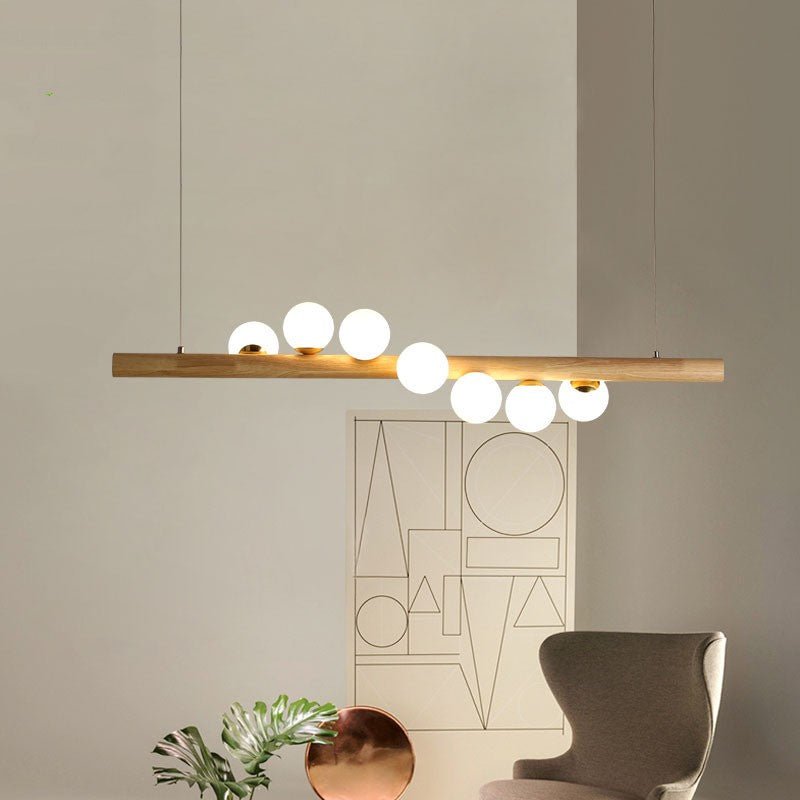 Chandelier Solid Wood Modern Minimalist Log - Image 8