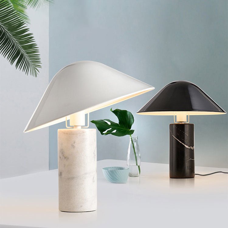 Nordic Marble Mushroom Table Lamp - Modern Minimalist Bedside Lamp