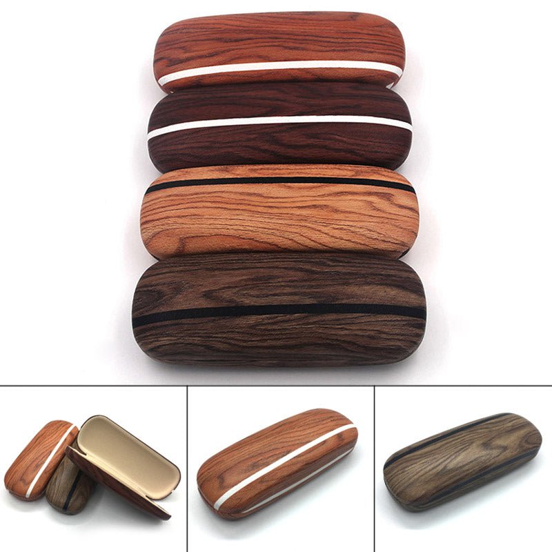 Wood grain glasses case - Image 11