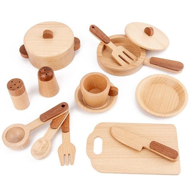 Solid wood play house toys - Image 5