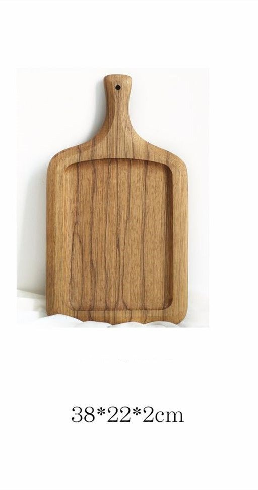 Solid wood pizza sushi cutting board - Image 5