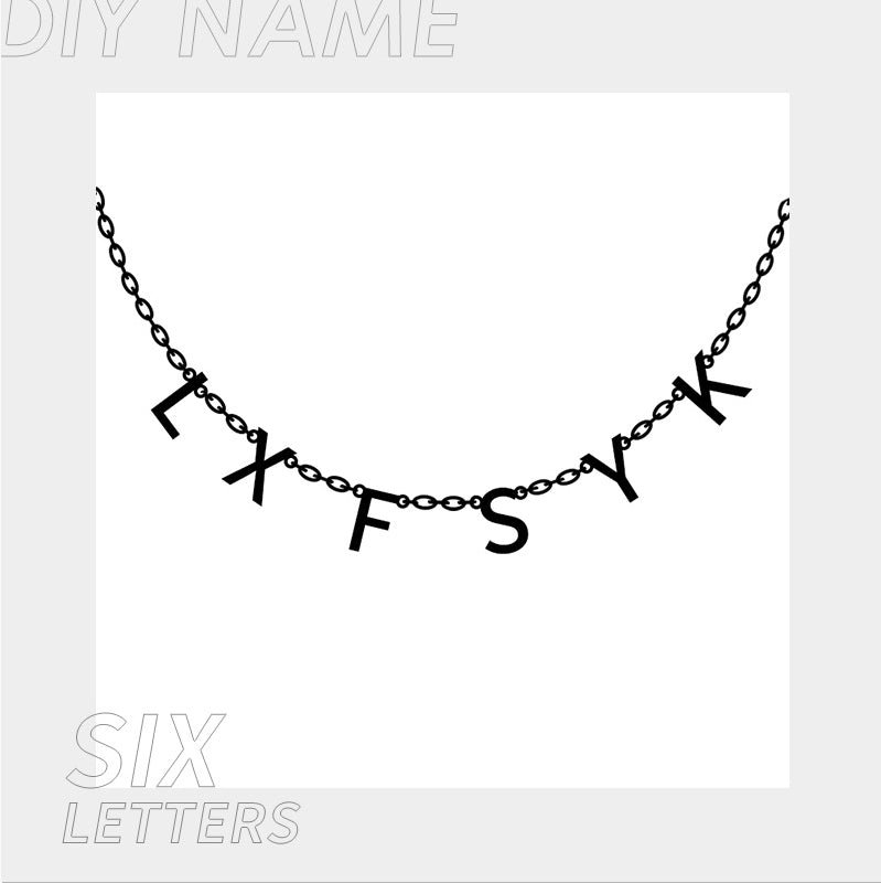 Personalized Alphabet Name Necklace DIY - Image 2