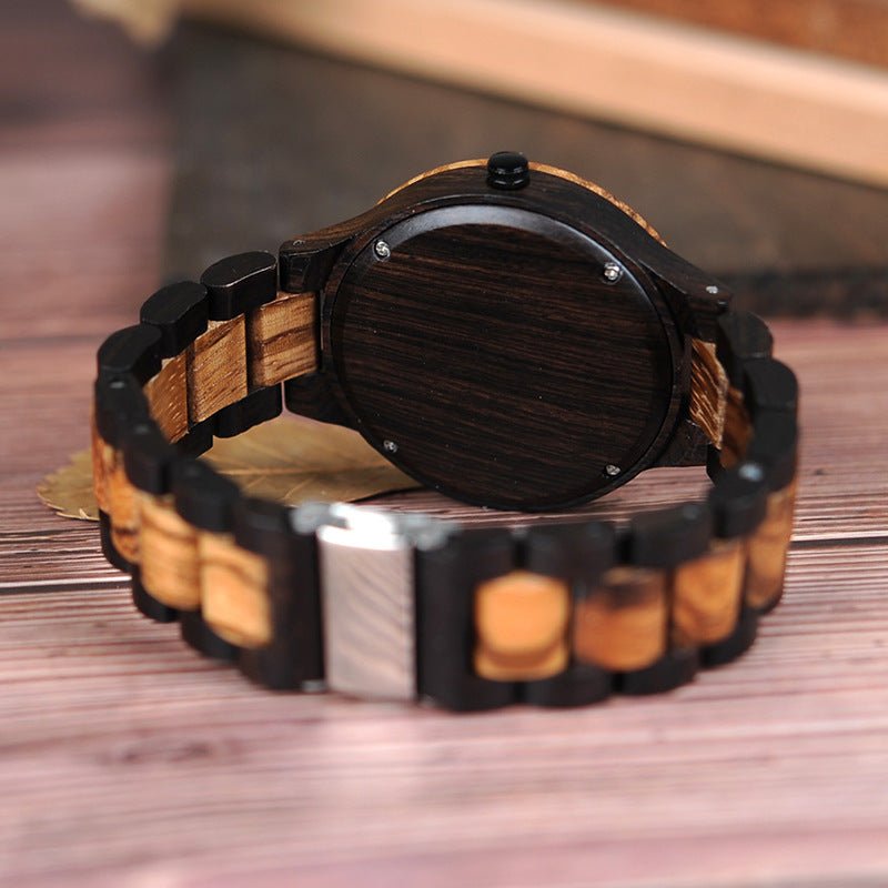 All-wood quartz watch - Image 3