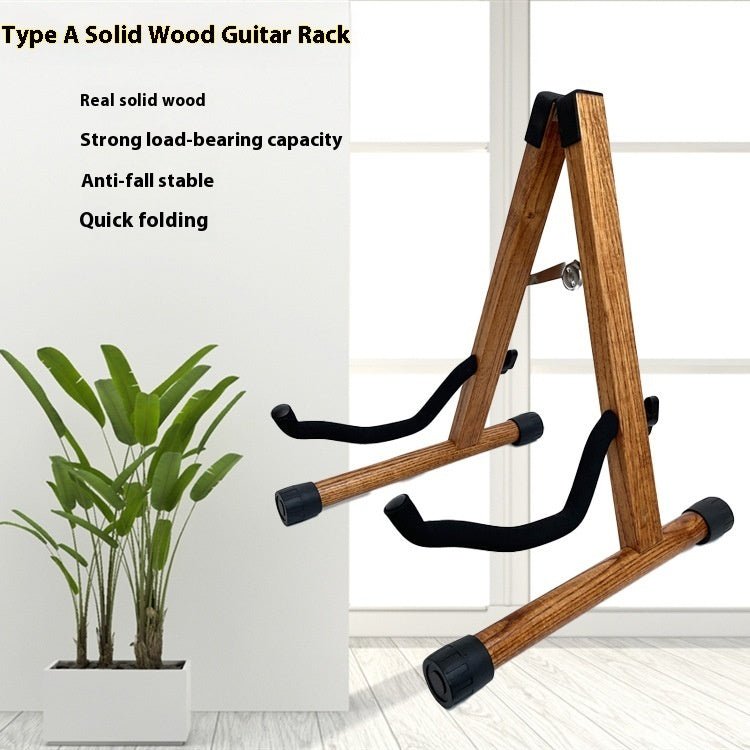 Solid Wood Guitar A Stand Detachable