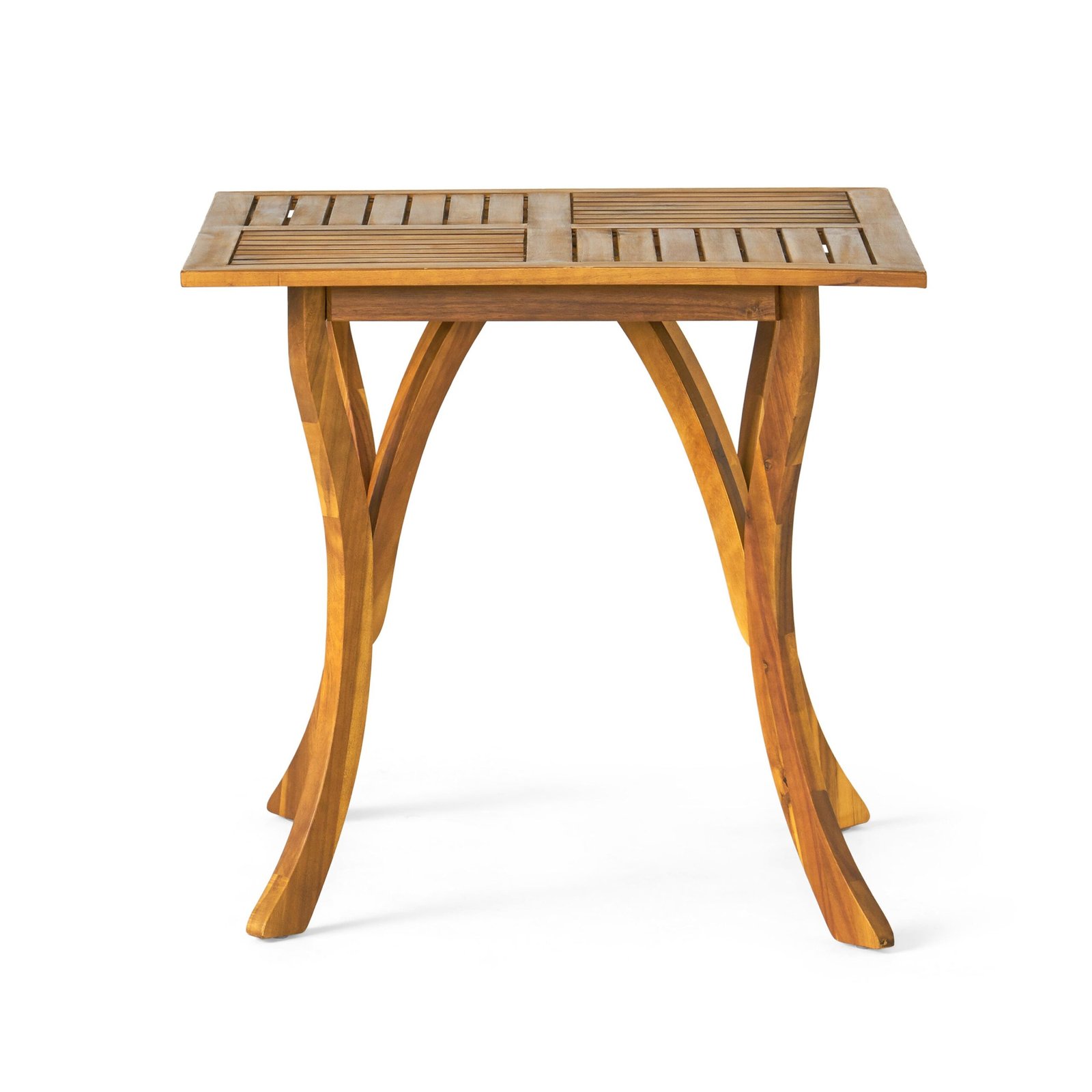 Hermosa 31.5" Square Acacia Wood Outdoor Table – Teak - Image 6