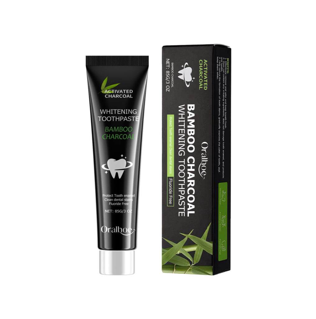 Bamboo Charcoal Toothpaste – Freshens Breath & Brightens Teeth