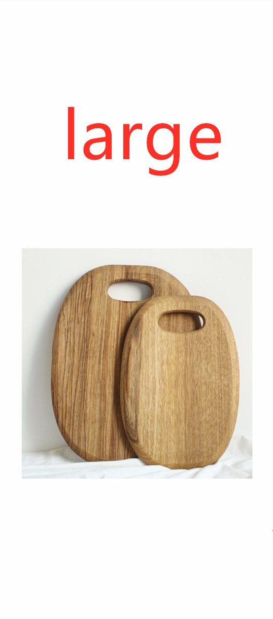 Solid wood pizza sushi cutting board - Image 9