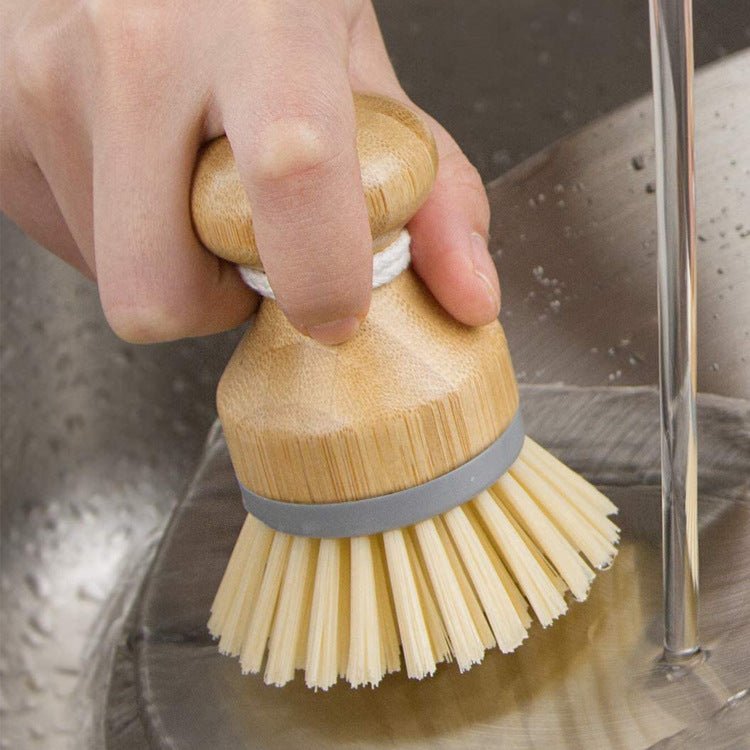 Wooden Dishwashing Brush – Natural Kitchen Scrub Brush - Image 4