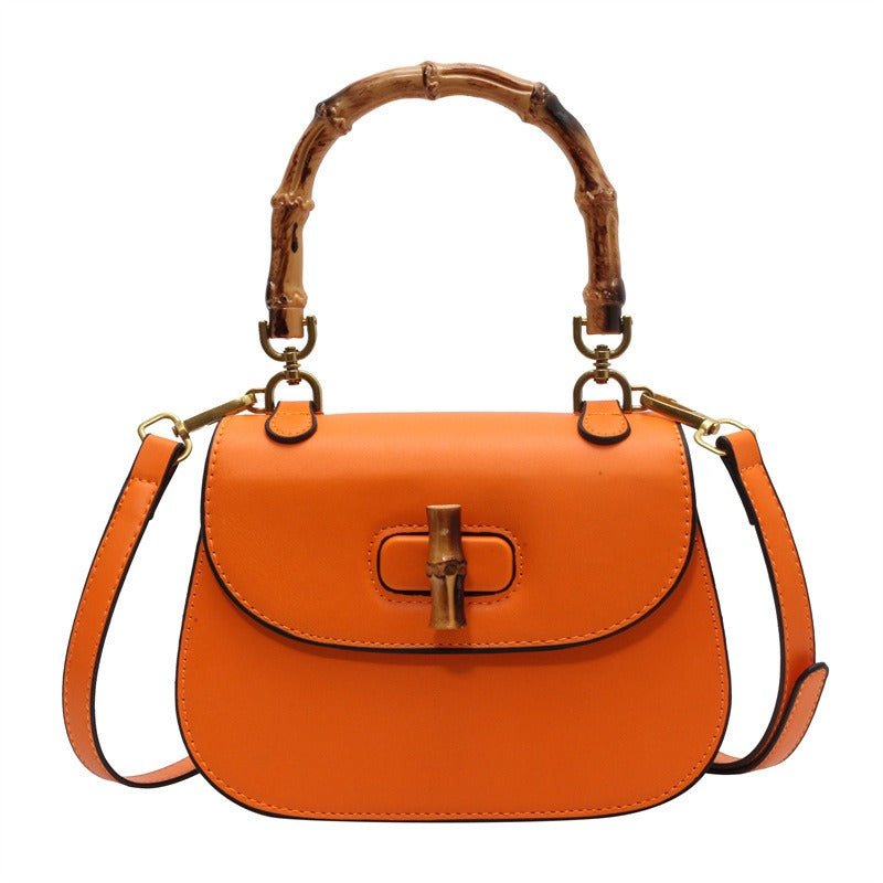 Retro PU Saddle Bag – Women's Handheld Shoulder Bag