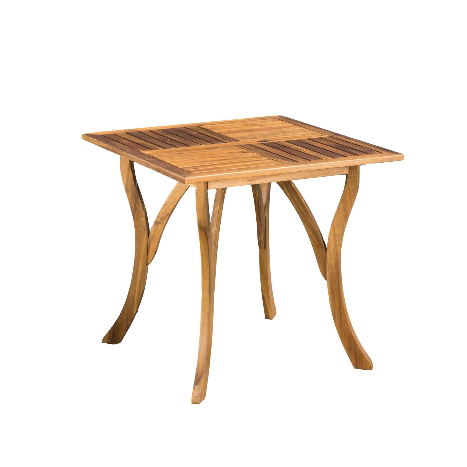 Hermosa 31.5" Square Acacia Wood Outdoor Table – Teak - Image 7