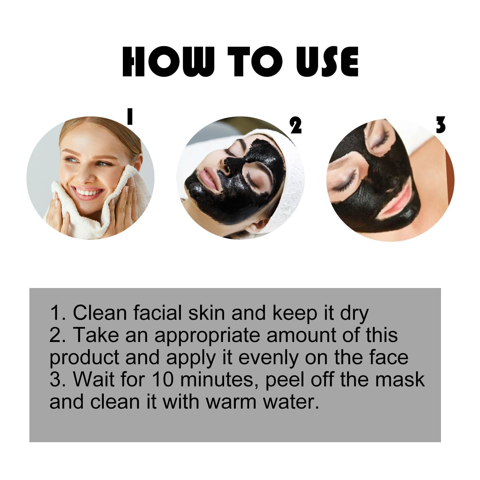 Bamboo Charcoal Deep Cleansing Face Mask – Hydrating Mud Mask - Image 7