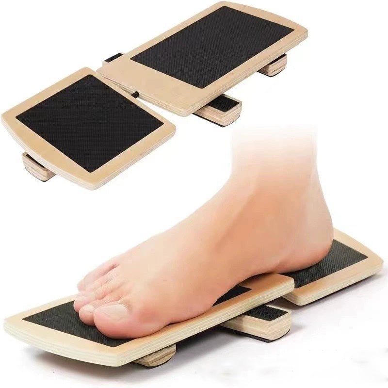 Wooden Foot Stretcher Board With Anti Slip Pads