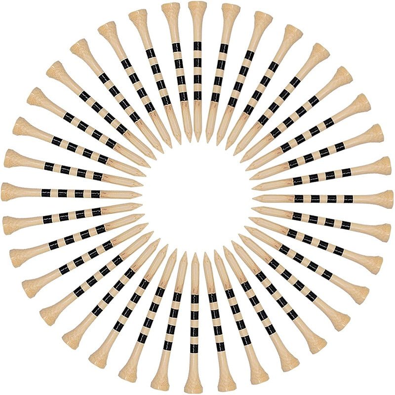 Bamboo Golf Tees – 100-Pack Eco-Friendly Tees (70mm & 83mm)