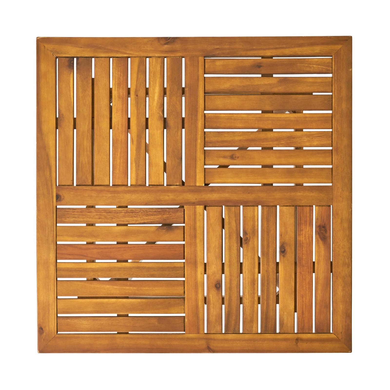 Hermosa 31.5" Square Acacia Wood Outdoor Table – Teak - Image 5