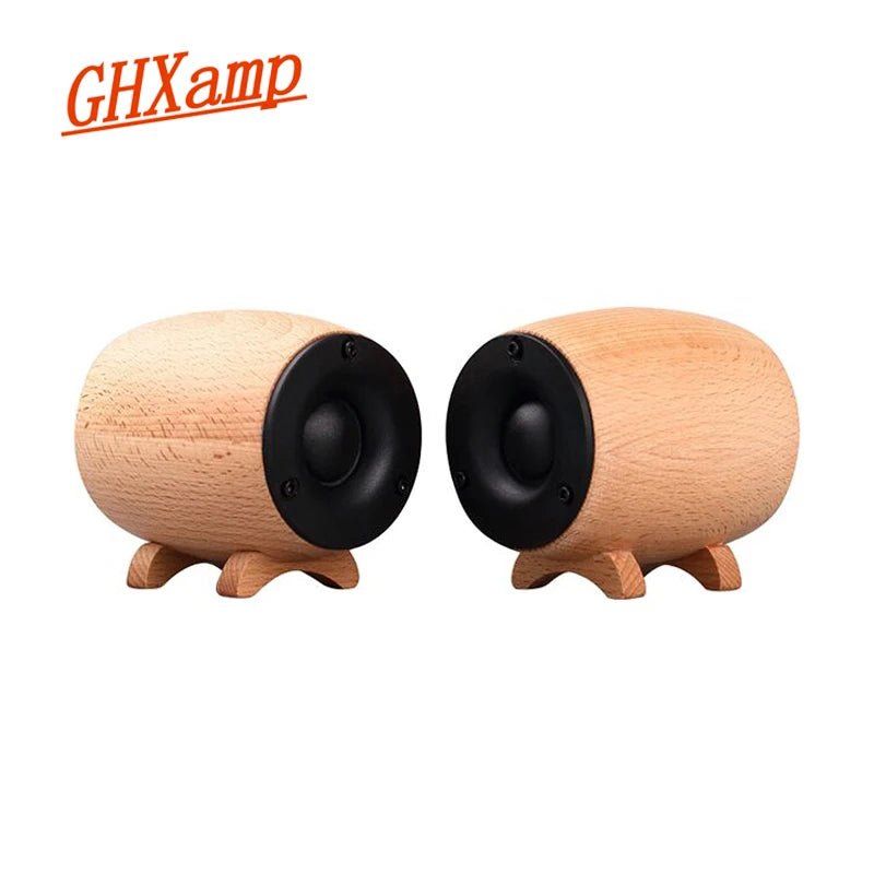 GHXAMP Solid Wood Super Tweeter Speakers – 2-Pack, Neodymium