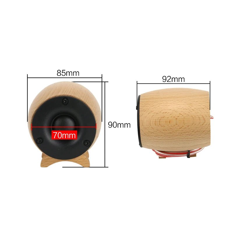 GHXAMP Solid Wood Super Tweeter Speakers – 2-Pack, Neodymium - Image 6