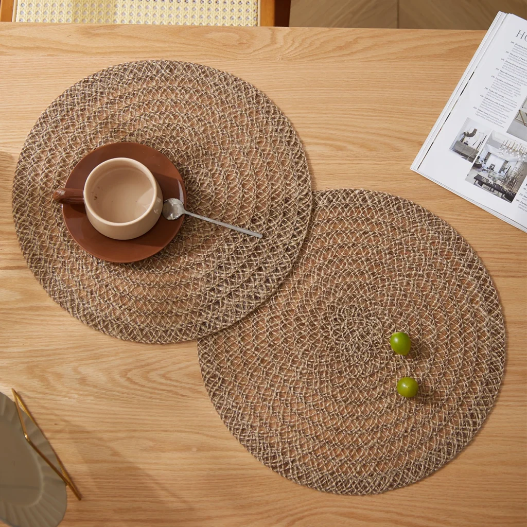 Christmas Jute Placemats – Set of 4