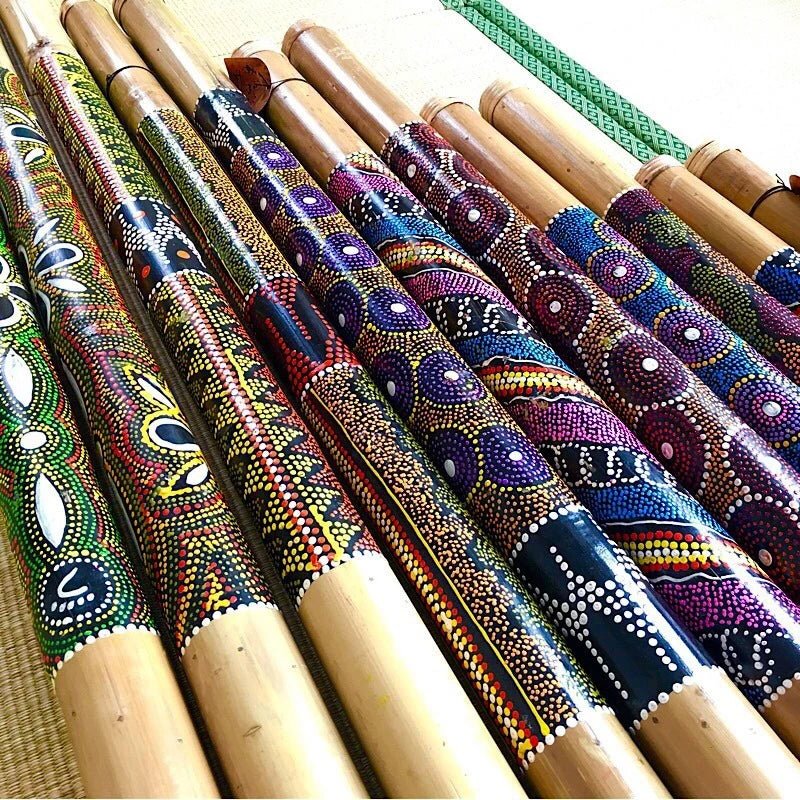 Bamboo Rain Stick - Handmade Sound Therapy Chimes, 4 Lengths
