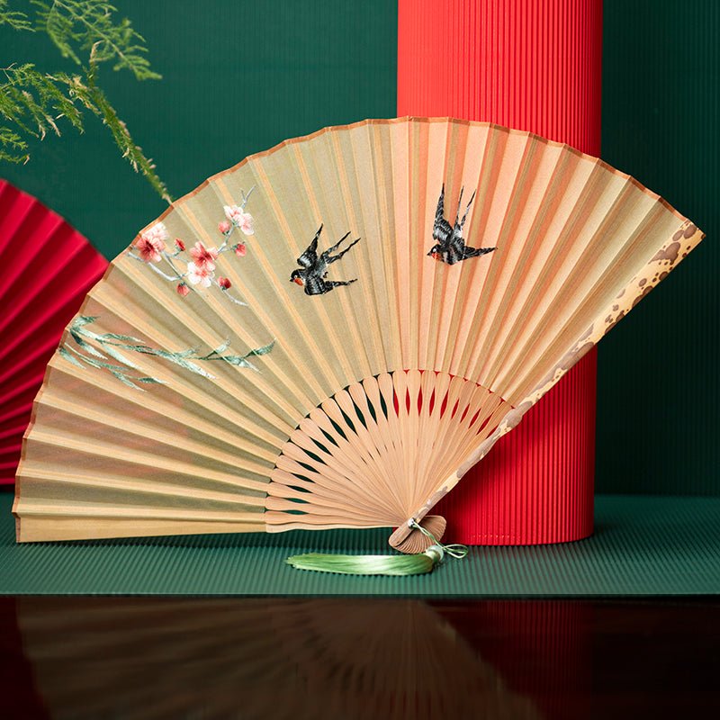 Wind Folding Fan Women''s Hanfu Embroidery Women''s Portable Folding - Image 5