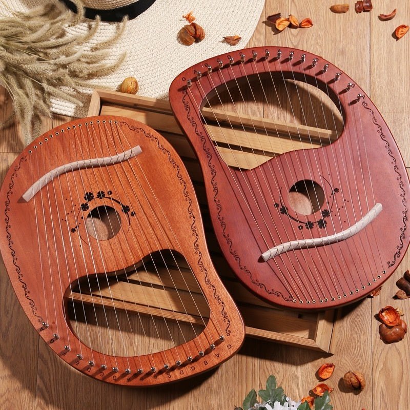 Solid Wood Veneer Lyre