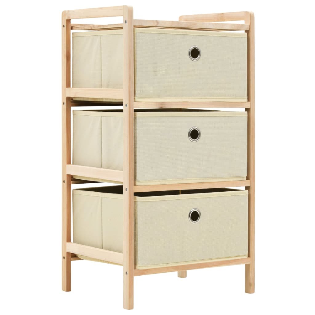 wicker chest of drawers with 3 fabric baskets, cedar wood,   wicker chest of drawers