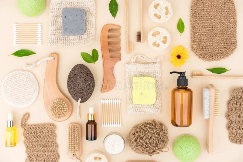Natural bath accessories bundle